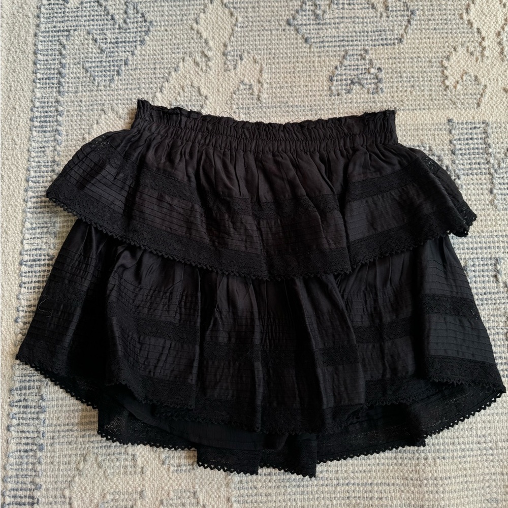 Loveshackfancy ruffle mini heritage skirt